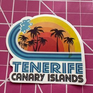 💜13/$13 +Bundle Sticker Sale | Travel Tenerife Canary Island Waterproof Sticker